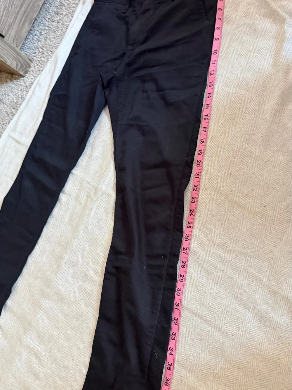 Vans Men's Pants Slim Fit Authentic Chino Black Size 29